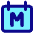 Calendar Month View Monthly Icon from Core Pop Set