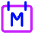 Calendar Month View Monthly Icon from Core Neon Set