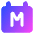 Calendar Month View Monthly Icon from Core Gradient Set
