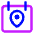 Calendar Pin Event Location Icon from Core Neon Set
