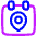 Calendar Pin Event Location Icon from Plump Neon Set