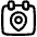 Calendar Pin Event Location Icon from Plump Line Set
