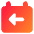 Calendar Previous Day Yesterday Icon from Core Gradient Set