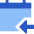 Calendar Previous Day Yesterday Icon from Sharp Flat Set
