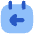 Calendar Previous Day Yesterday Icon from Flex Flat Set