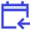 Calendar Previous Day Yesterday Icon from Sharp Duo Set
