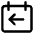 Calendar Previous Day Yesterday Icon from Core Line Set