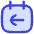 Calendar Previous Day Yesterday Icon from Flex Duo Set