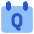Calendar Quarter View Quarterly Icon from Core Flat Set