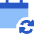 Calendar Refresh Icon from Sharp Flat Set