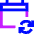 Calendar Refresh Icon from Sharp Neon Set