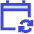 Calendar Refresh Icon from Sharp Duo Set