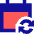 Calendar Refresh Icon from Sharp Pop Set