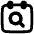 Calendar Search Icon from Plump Remix Set