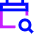 Calendar Search Icon from Sharp Neon Set