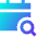 Calendar Search Icon from Sharp Gradient Set