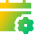 Calendar Setting Bolt Cog Icon from Sharp Gradient Set