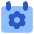 Calendar Setting Gear Icon from Core Flat Set