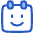 Calendar Smiley Happy Face Icon from Plump Duo Set