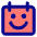 Calendar Smiley Happy Face Icon from Core Pop Set