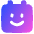 Calendar Smiley Happy Face Icon from Plump Gradient Set