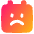 Calendar Smiley Sad Face Icon from Plump Gradient Set