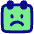 Calendar Smiley Sad Face Icon from Plump Pop Set