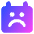Calendar Smiley Sad Face Icon from Core Gradient Set