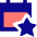 Calendar Star Icon from Sharp Pop Set