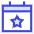 Calendar Star icon - Free transparent PNG, SVG. No sign up needed.