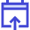 Calendar Upload Icon from Sharp Duo Set