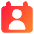 Calendar User Icon from Core Gradient Set