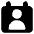 Calendar User Icon from Core Solid Set