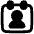 Calendar User Icon from Plump Remix Set