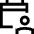 Calendar User Icon from Sharp Line Set