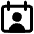 Calendar User Icon from Core Remix Set
