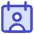 Calendar User Icon from Core Duo Set
