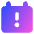 Calendar Warning Icon from Core Gradient Set