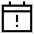 Calendar Warning icon - Free transparent PNG, SVG. No sign up needed.