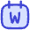 Calendar Week View Weekly Icon from Flex Duo Set