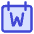 Calendar Week View Weekly Icon from Core Duo Set