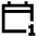 Daily Calendar Icon from Sharp Line Set