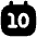 Date 10 Calendar Icon from Flex Solid Set