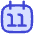 Date 11 Calendar Icon from Flex Duo Set