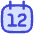 Date 12 Calendar Icon from Flex Duo Set
