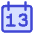 Date 13 Calendar Icon from Core Duo Set