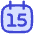 Date 15 Calendar Icon from Flex Duo Set