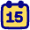Date 15calendar Icon from Plump Pop Set