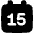 Date 15calendar Icon from Plump Solid Set
