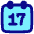 Date 17 Calendar Icon from Plump Pop Set